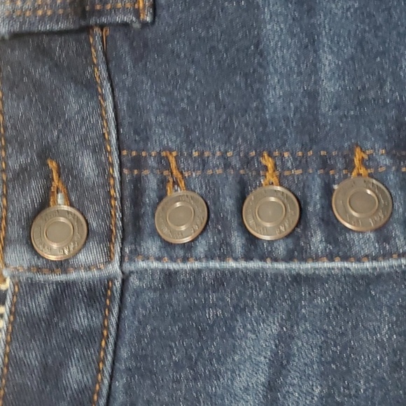 Vanilla Star jeans women's size 11 blue button-fly highrise high-rise high rise - Picture 7 of 8